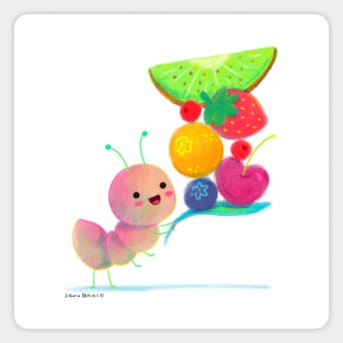 Cute Ant and Fruits Magnet